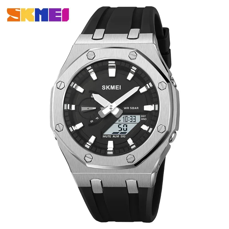 2243 Waterproof Night Glow Electronic Watch Student Electronic Watch Multi Functional Sports Men'S Watch