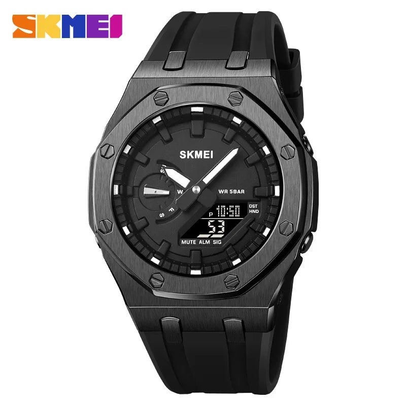 2243 Waterproof Night Glow Electronic Watch Student Electronic Watch Multi Functional Sports Men'S Watch