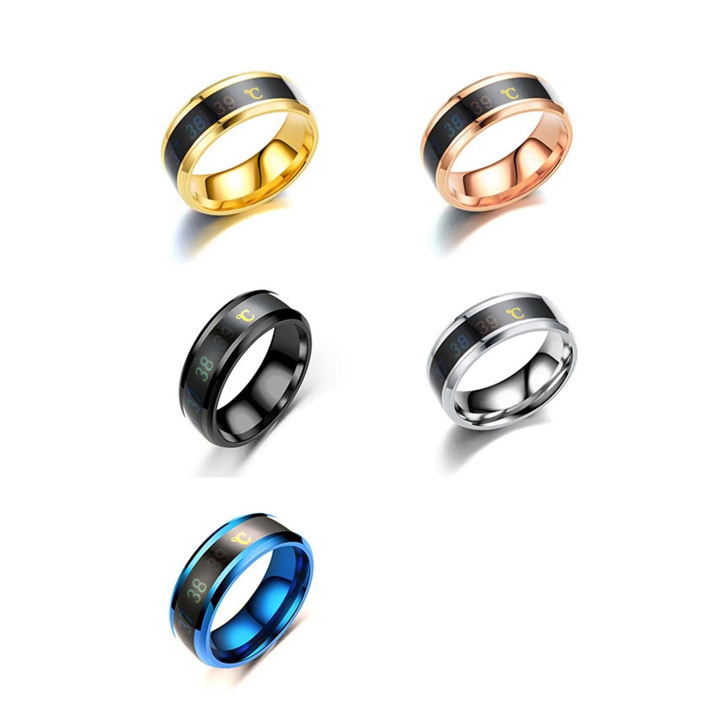 Nfc Mobile Phone Smart Ring Stainless Steel Ring Wireless Radio Frequency Communication Water Resistance Jewelry