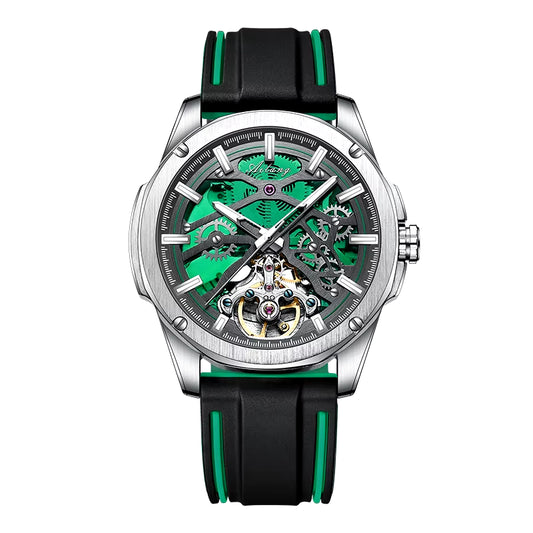 New Skeleton  Brand Tourbillon Automatic Mechanical Fashion Luminous Men'S Watch