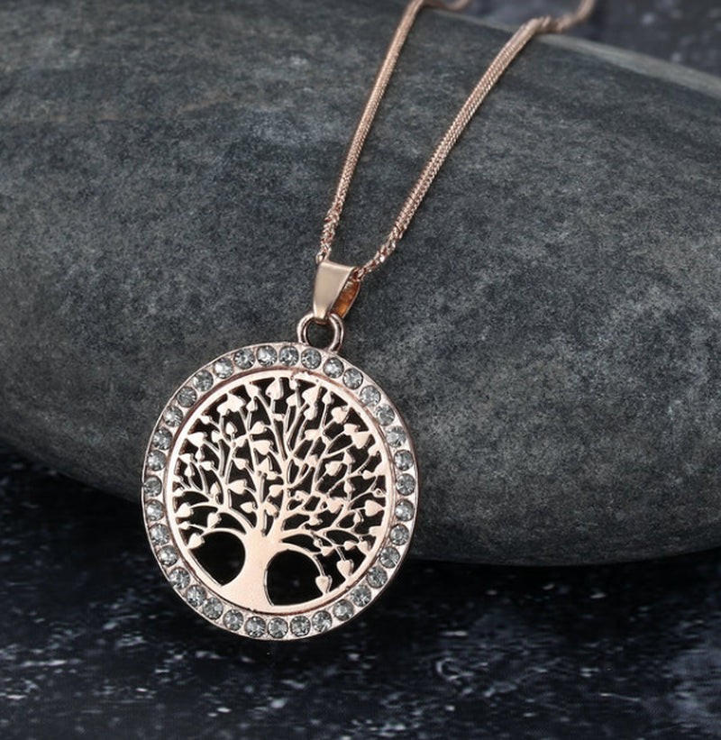 Asgard Crafted Celtic Tree of Life Ladies Pendant with Cubic Zirconia