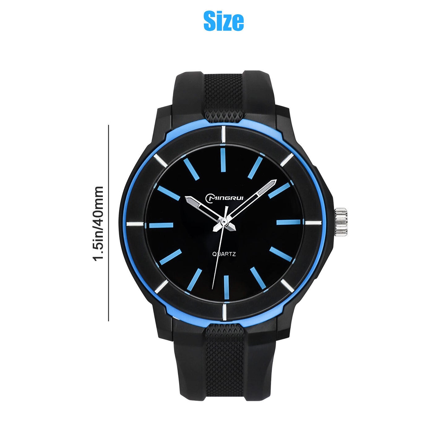 Fashion Men Luminous Waterproof Quartz Watch Classic Business Sport Wristwatch